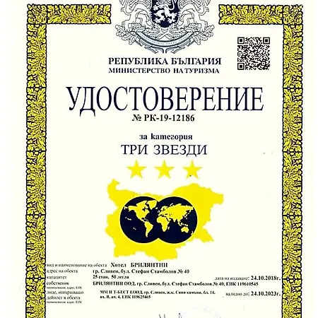 Хотел брилянтин Сливен